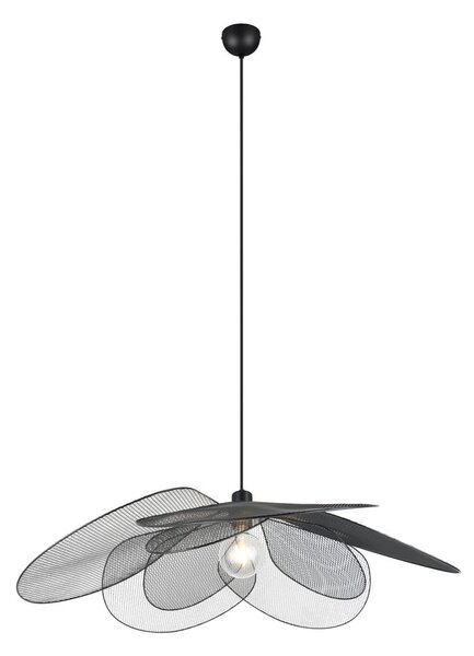 Matně černé závěsné svítidlo ø 87 cm Fleure – Reality