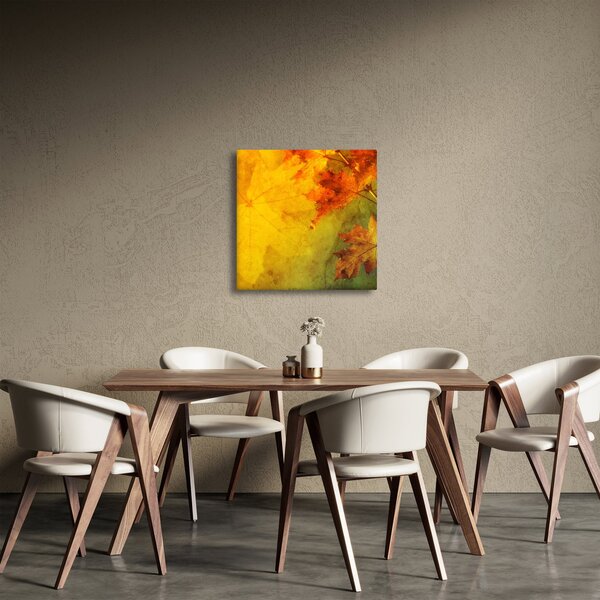 Obraz - Podzimní listy (30x30 cm)