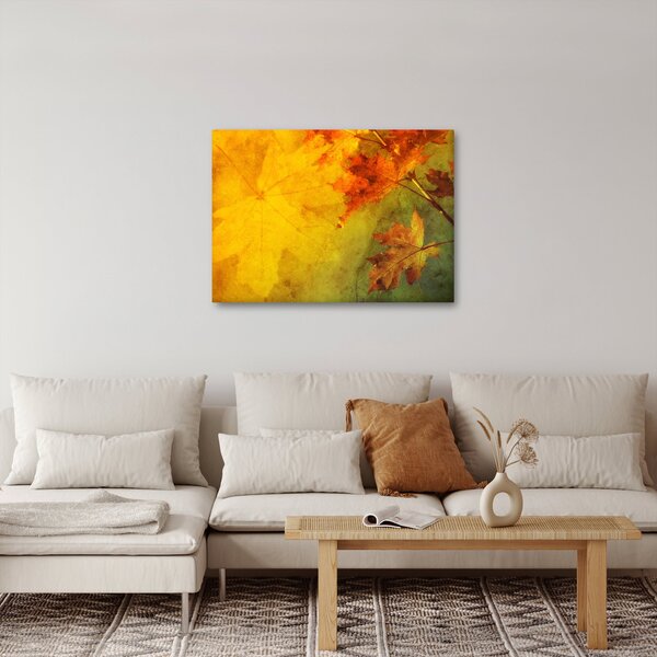 Obraz - Podzimní listy (70x50 cm)