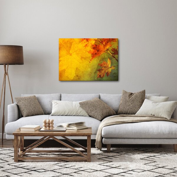 Obraz - Podzimní listy (70x50 cm)