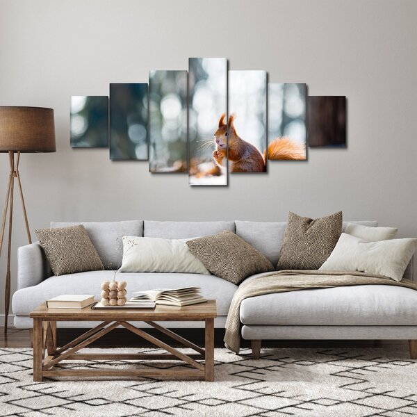 Obraz - Veverka (210x100 cm)