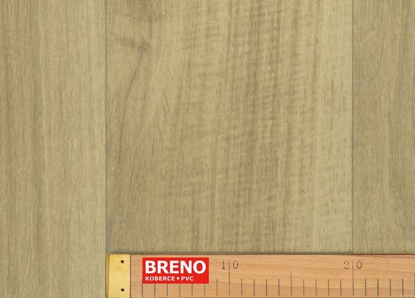 Breno PVC BLACKTEX Major Oak 636L - světle hnědé dřevo, šíře 400 cm