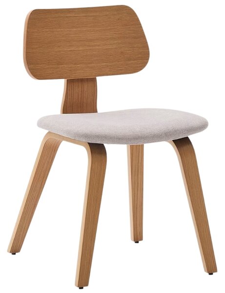 Čalouněná dubová jídelní židle Kave Home Gena