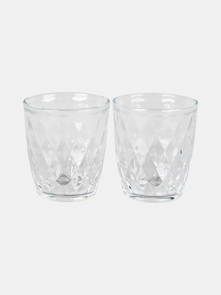 Sinsay - Sklenice s reliéfním vzorem 2 pack - clear