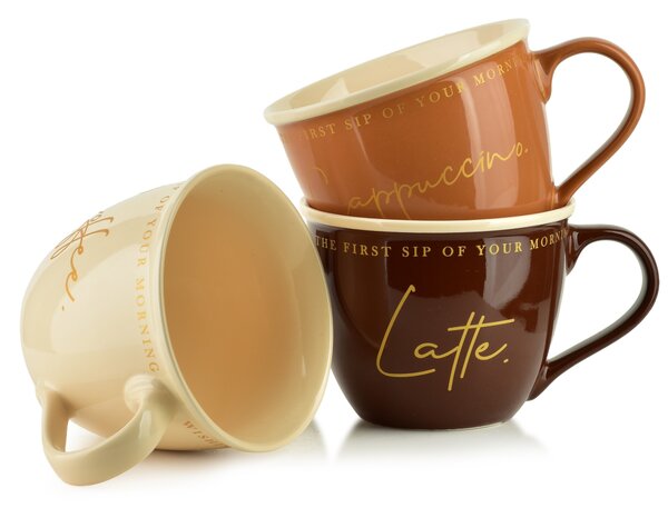Mondex Porcelánový hrnek HENDIA 500 ml krémový