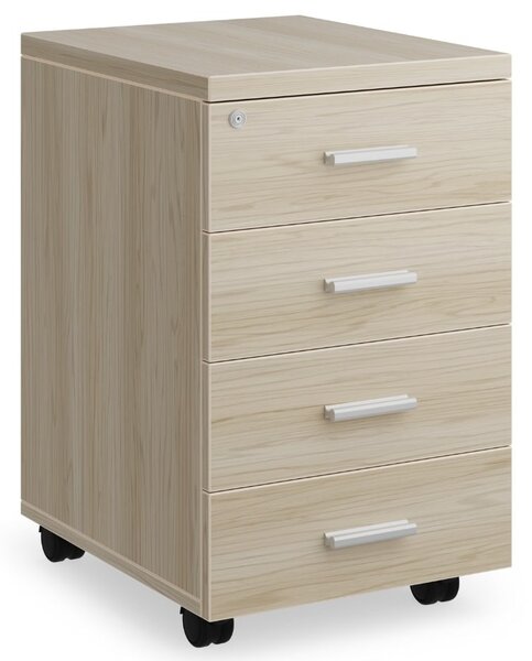 Rauman Simple Office zásluvkový kontejner 40 x 48 cm, 4 zásuvky Barva: Bříza
