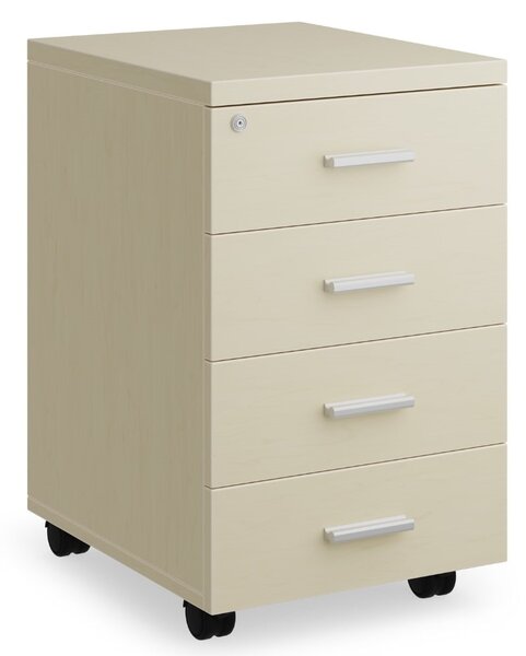 Rauman Simple Office zásluvkový kontejner 40 x 48 cm, 4 zásuvky Barva: Bříza