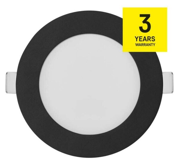 EMOS LED podhledové svítidlo NEXXO černé, 12 cm, 7 W, teplá/neutrální bílá ZD1323
