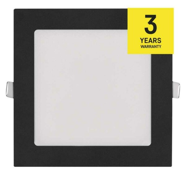 EMOS LED podhledové svítidlo NEXXO černé, 17,5 x 17,5 cm, 12,5 W, teplá/neutrální bílá ZD2333