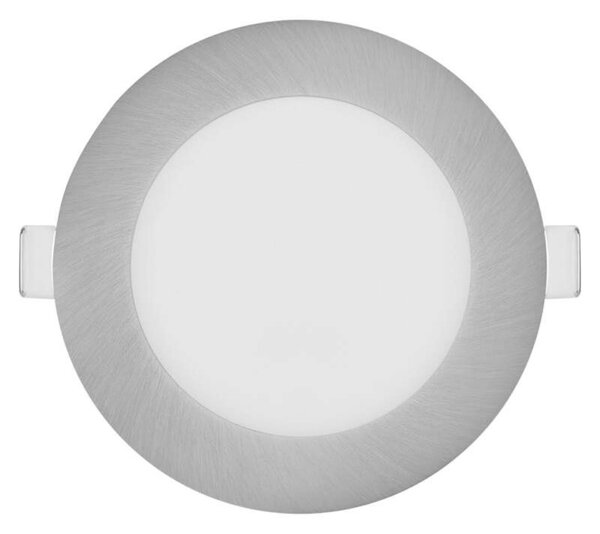 EMOS LED podhledové svítidlo NEXXO stříbrné, 12 cm, 7 W, teplá/neutrální bílá ZD1223