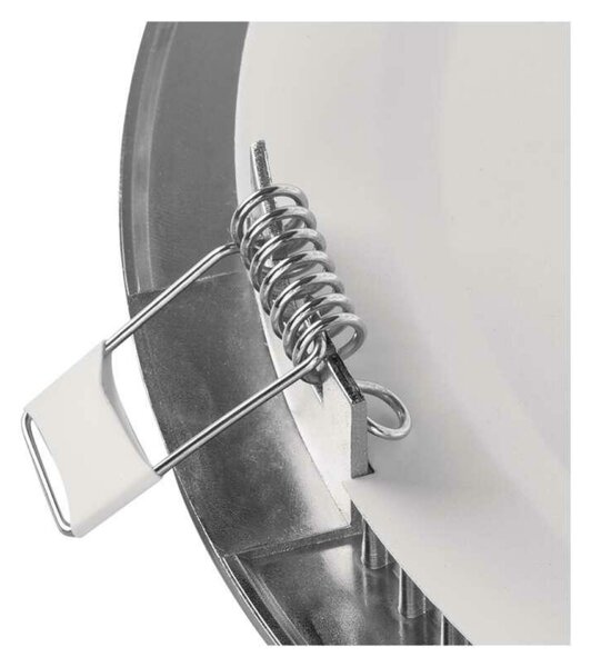 EMOS LED podhledové svítidlo NEXXO stříbrné, 12 cm, 7 W, teplá/neutrální bílá ZD1223
