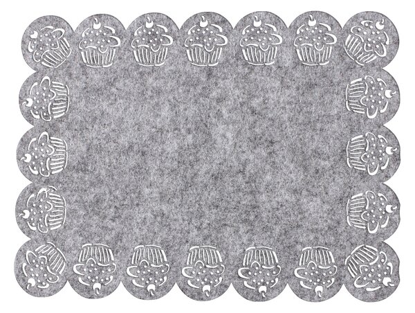 Prostírání MUFFINS šedá 30x45 cm Mybesthome