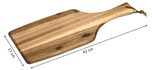 Kesper Prkénko na krájení BREWLY 42x17 cm z masivu hnědý