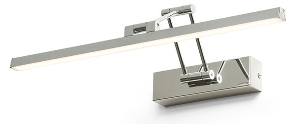RED - DESIGN RENDL RENDL FRIDA LED nástěnná lampa, nad obraz chrom R14150