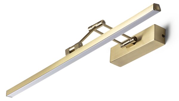 RED - DESIGN RENDL RENDL FRIDA LED nástěnná lampa, nad obraz staromosazná R14154