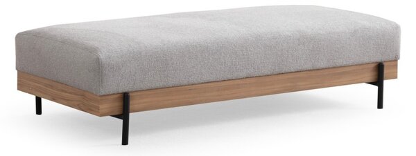 Hanah Home Taburet ETI 158 cm šedý/dub přírodní