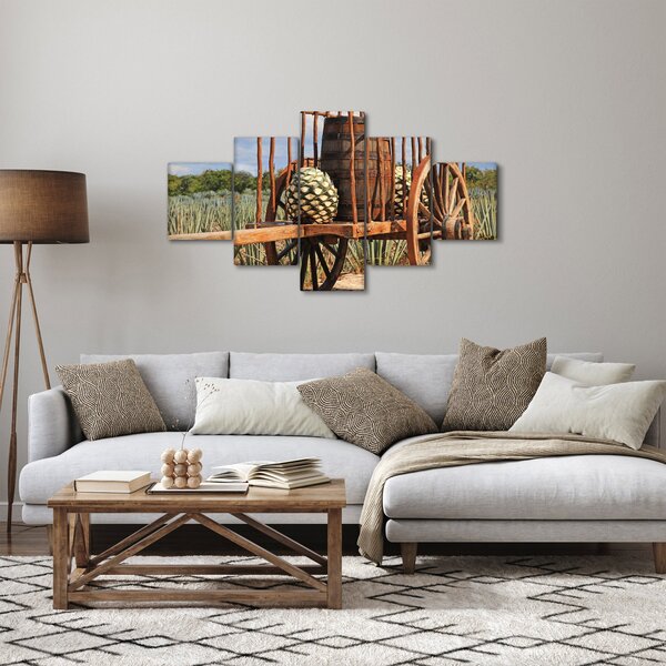 Obraz - Přívěsný vozík (125x70 cm)