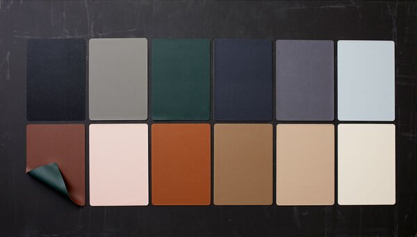 Bitz Oboustrané omyvatelné prostírání 46x33 (sada 4 ks) Black/Grey