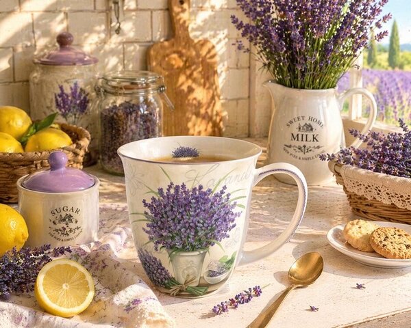 Hrnek Levandule porcelánový 0,4l 2000546