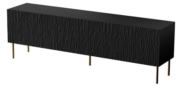 HALMAR TV stolek Jungle 190 cm černý/zlatý