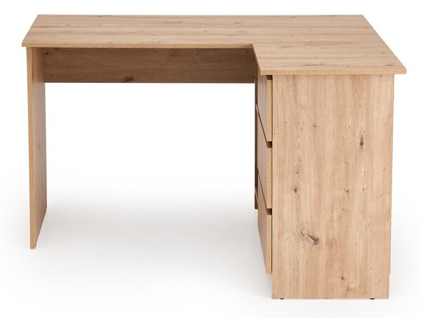 HALMAR Rohový psací stůl Bega dub artisan