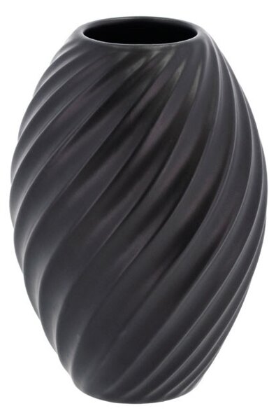 Morsø Porcelánová váza River 16 cm Black