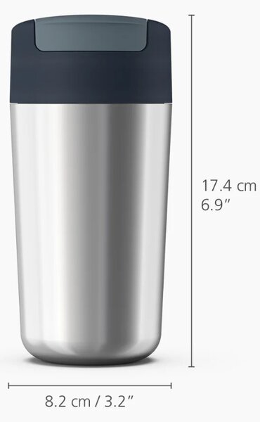 Joseph Joseph Nerezový cestovní hrnek Sipp 454 ml
