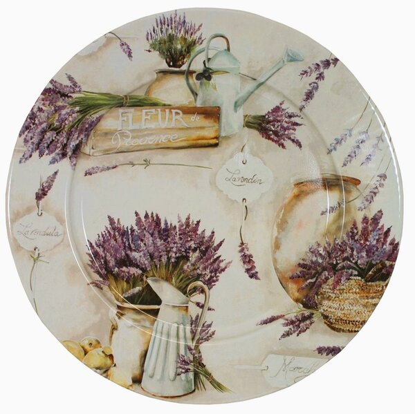 Talíř plechový Levandule Fleur Ø 33 cm 2000316