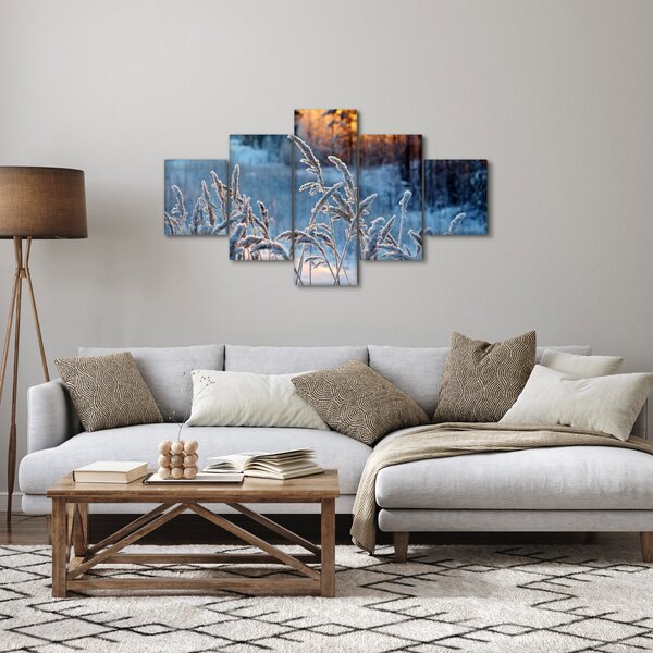 Obraz - Zimní louka (125x70 cm)