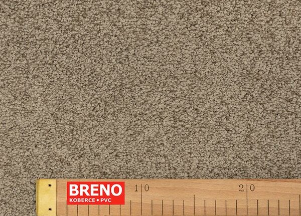 Breno Metrážový koberec SOLAR 91 hnědý, šíře 400 cm, Hnědá