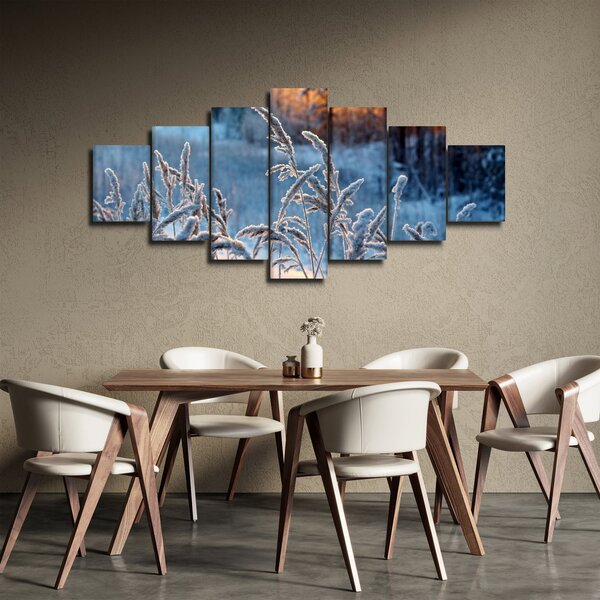 Obraz - Zimní louka (210x100 cm)