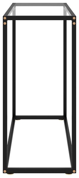 Konzolový stolek transparentní 80 x 35 x 75 cm tvrzené sklo 322807