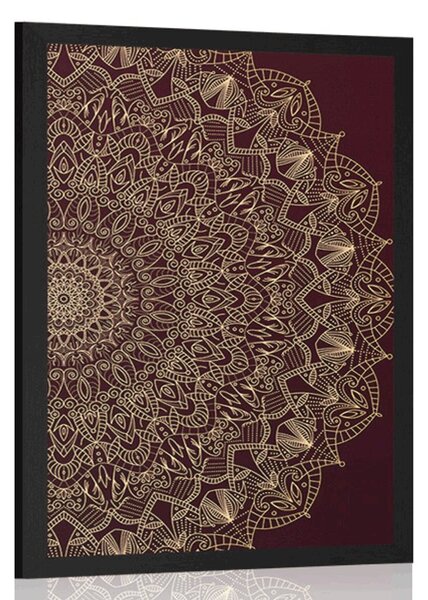 Plakát detailní ozdobná Mandala