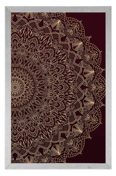Plakát detailní ozdobná Mandala