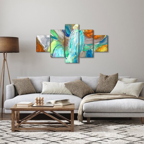 Obraz - Barevná abstrakce (125x70 cm)