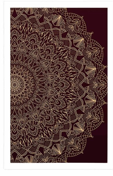 Plakát detailní ozdobná Mandala