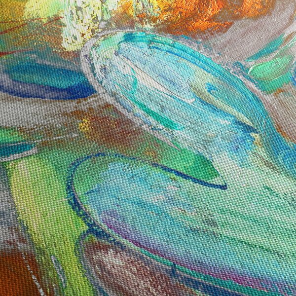 Obraz - Barevná abstrakce (30x30 cm)
