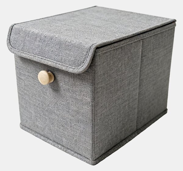 Sinsay - Úložný box s víkem a úchytkou - šedá