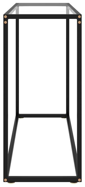 Konzolový stolek průhledný 100 x 35 x 75 cm tvrzené sklo 322811