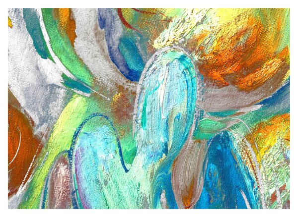 Obraz - Barevná abstrakce (70x50 cm)