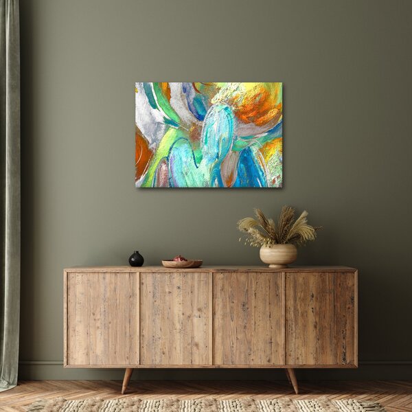 Obraz - Barevná abstrakce (70x50 cm)