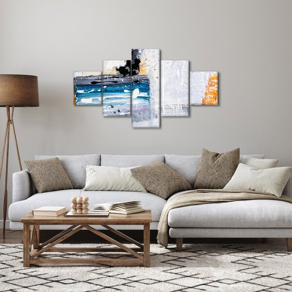 Obraz - Abstraktní tahy (125x70 cm)