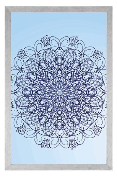Plakát abstraktní květinová Mandala