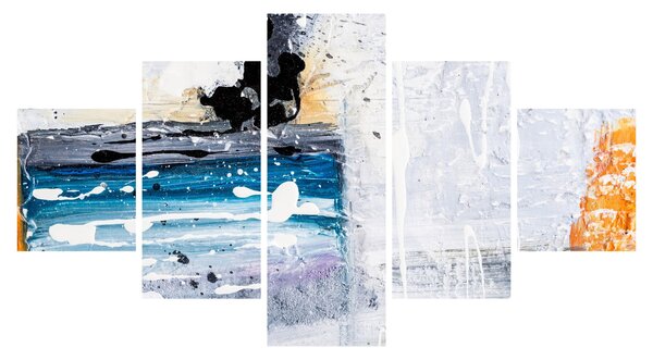 Obraz - Abstraktní tahy (125x70 cm)