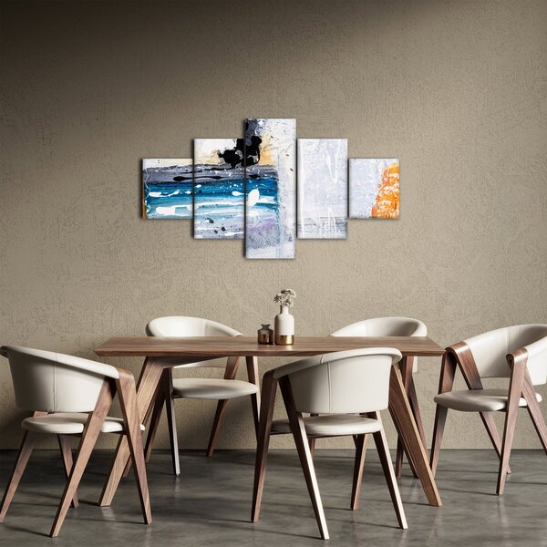 Obraz - Abstraktní tahy (125x70 cm)