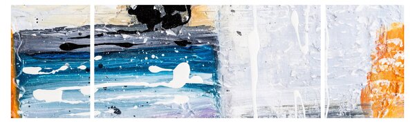 Obraz - Abstraktní tahy (170x50 cm)