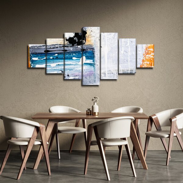 Obraz - Abstraktní tahy (210x100 cm)