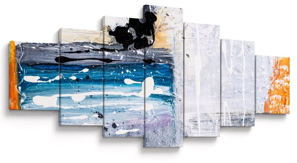 Obraz - Abstraktní tahy (210x100 cm)