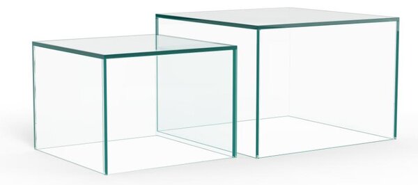 Actona Sada 2 ks konferenčních stolků Dice čirá