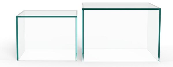 Actona Sada 2 ks konferenčních stolků Dice čirá